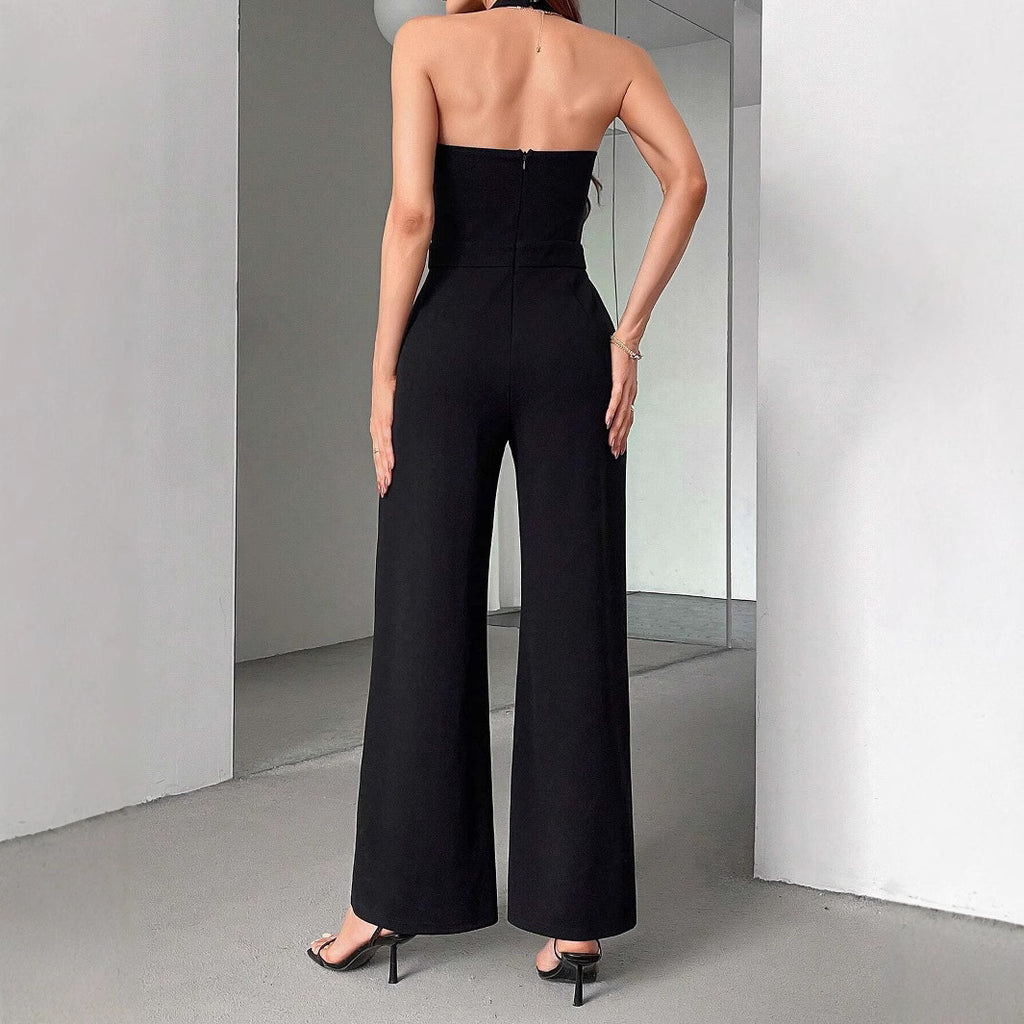 Midnight Sculpt Wide Leg Jumpsuit
