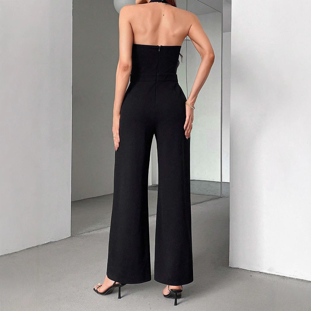 Midnight Sculpt Wide Leg Jumpsuit