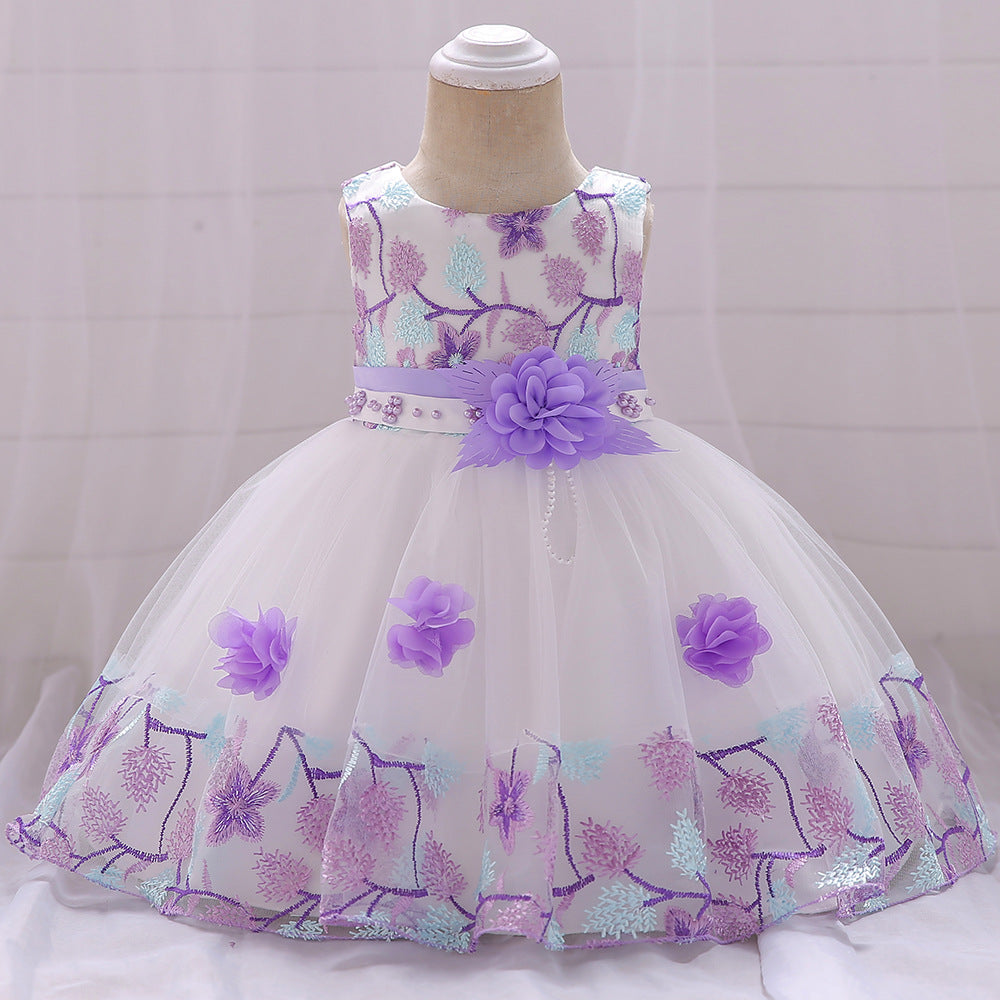 Baby princess floral print