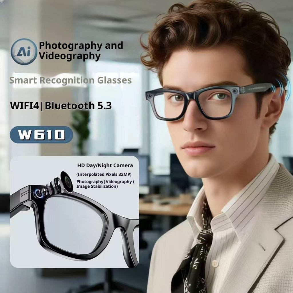 AI Smart Glasses- Voice Assistant & vision control