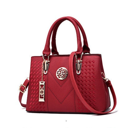 Woven  handbag - Elegant black Edition