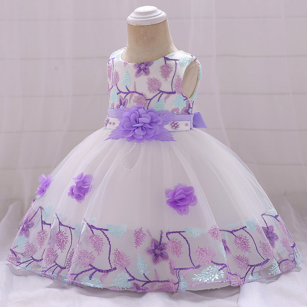 Baby princess floral print