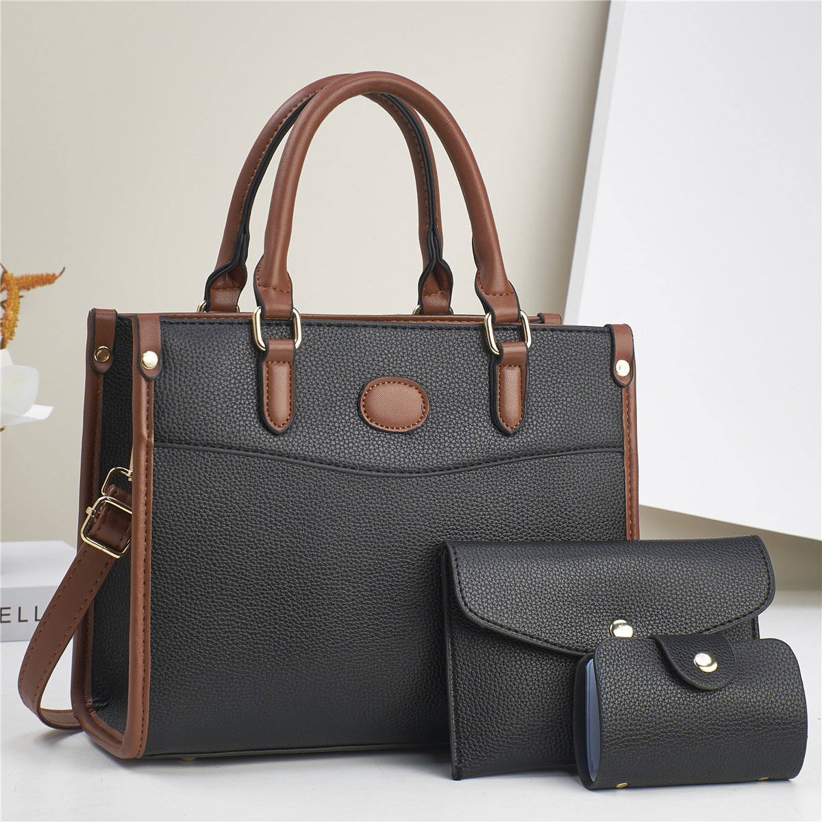Vegan leather handbag
