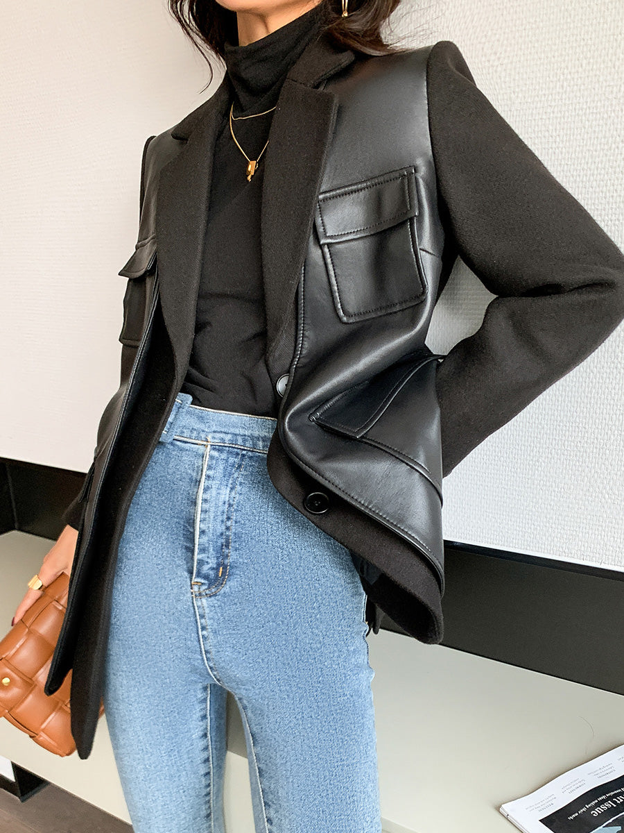Elegant Black Tailored jacket