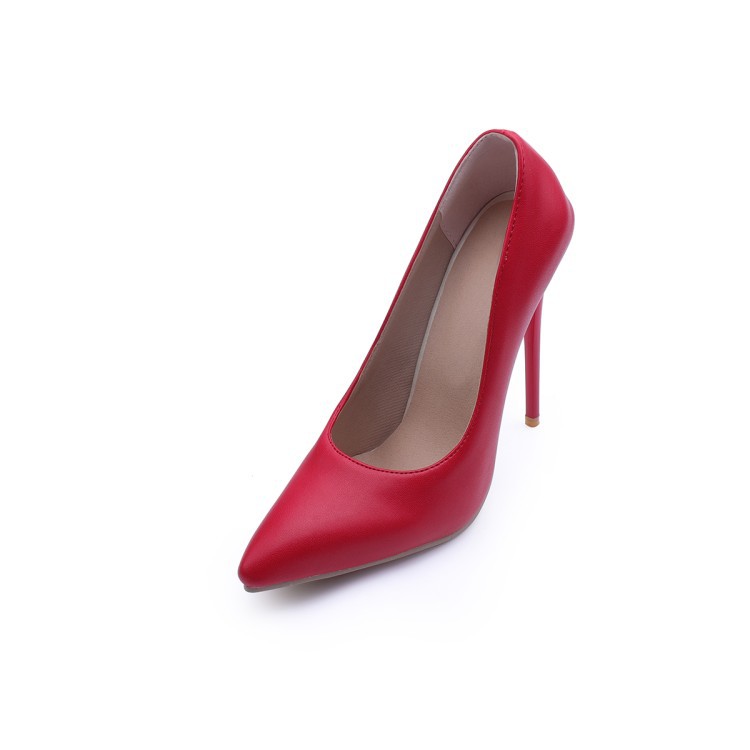 Scarlet Elegance Stiletto heels