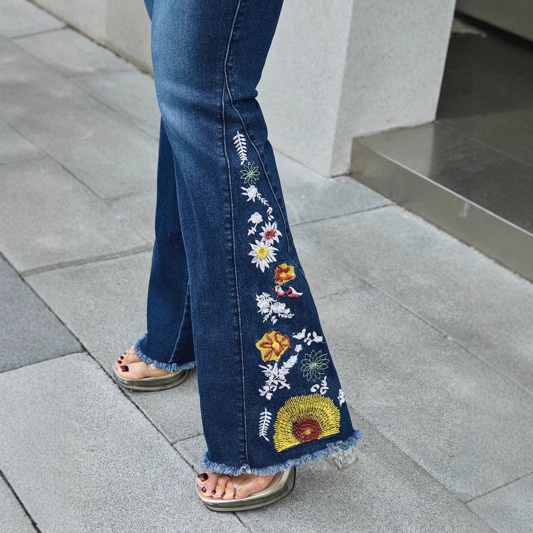Vintage Sculpt Flare Jeans High Waist Retro Fit