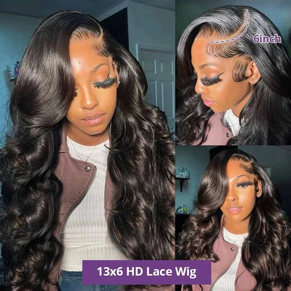 Luxury body wave lace wig