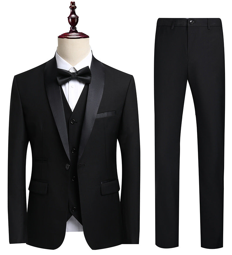Men's Luxury Tuxedo Set - Midnight Blue Edition