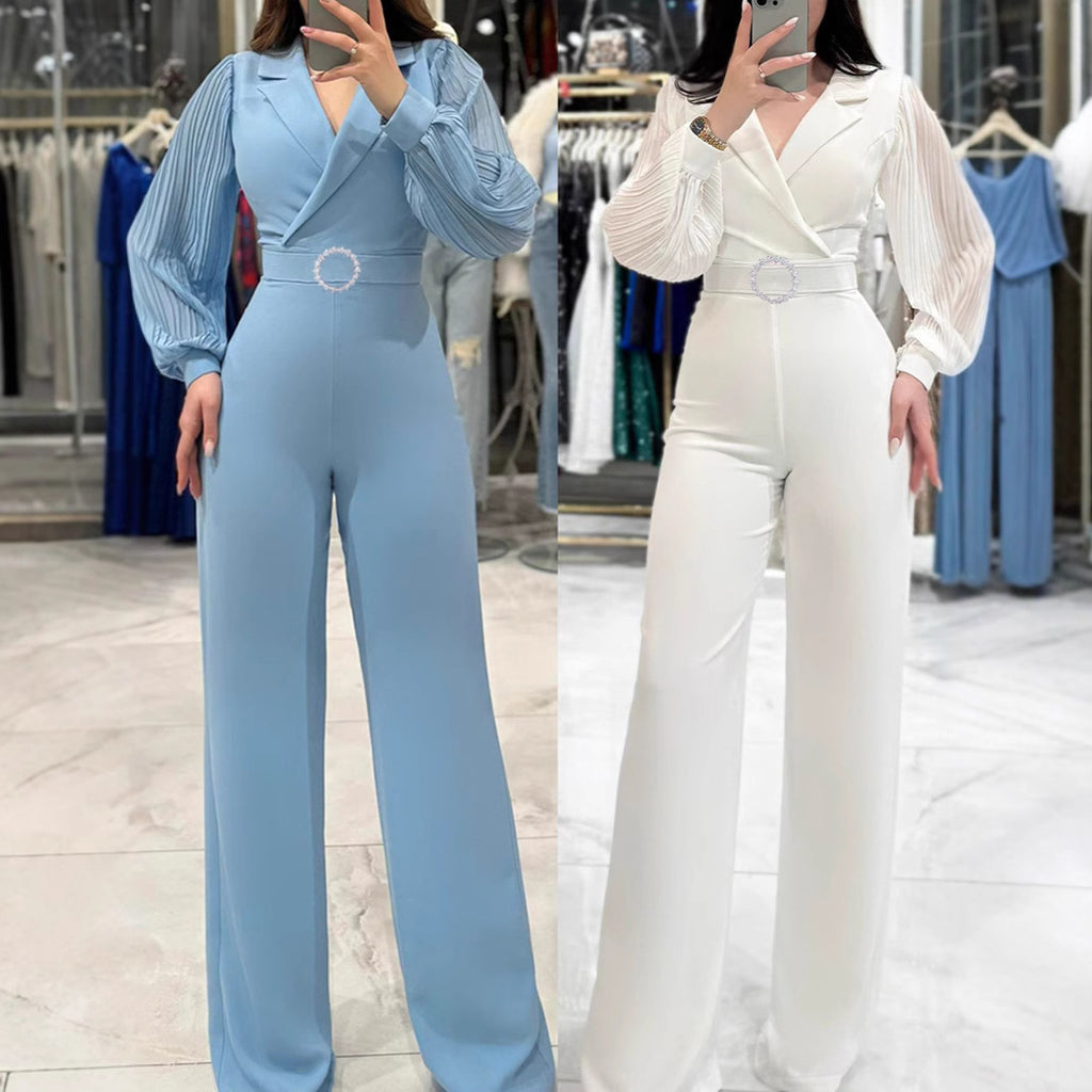 Chic tailored wide-leg Jumpsuit