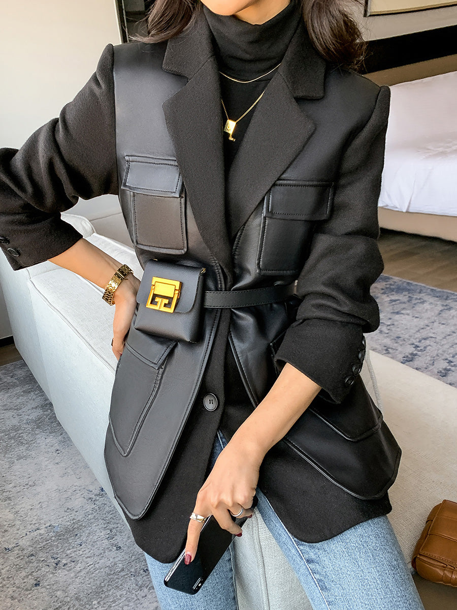 Elegant Black Tailored jacket