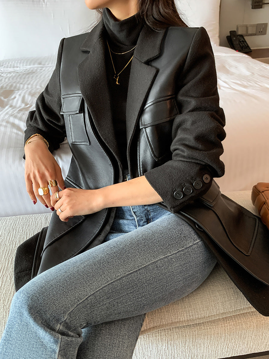 Elegant Black Tailored jacket