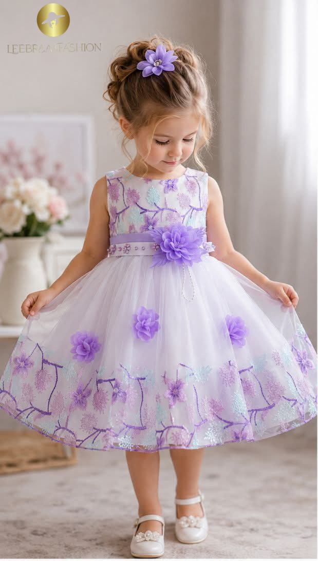 Baby princess floral print